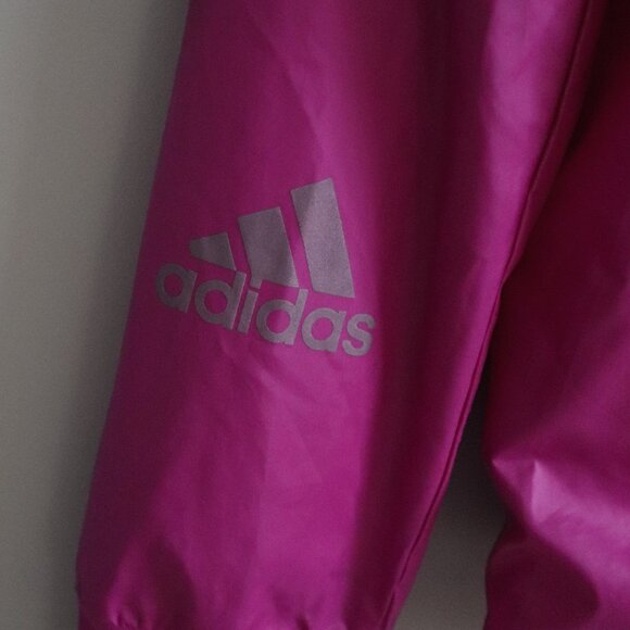 Adidas Supernova 11/12Y-M Pink Full Zip Running Outdoor Reflective Lined Jacket - Picture 5 of 11